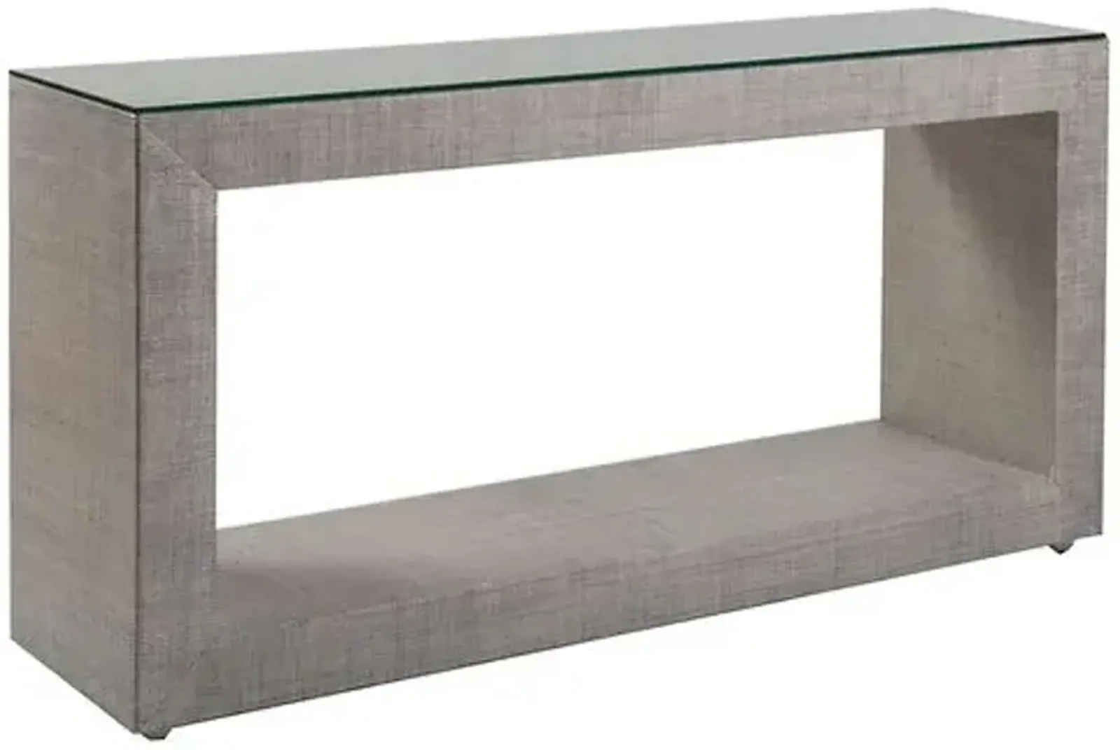 Precept Raffia Console - Light Gray - Artistica