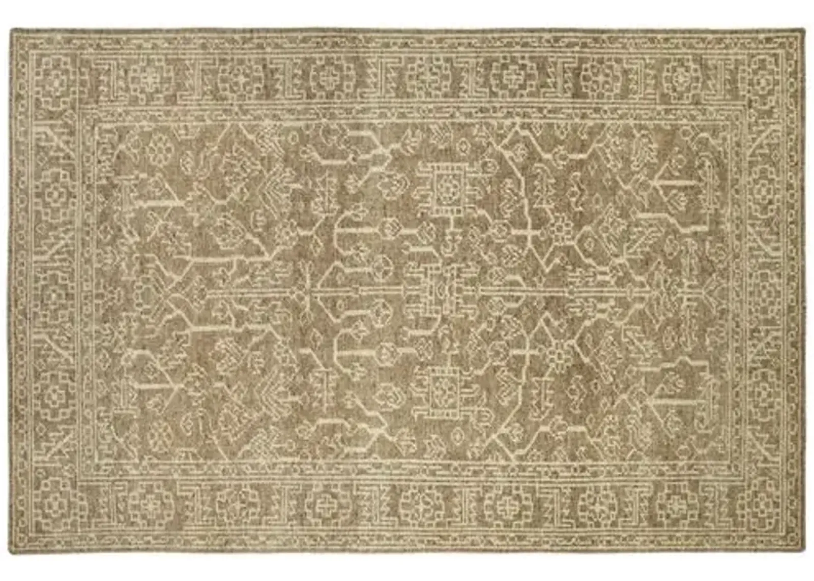 Everest Rug - Khaki/Ivory - Beige - Beige