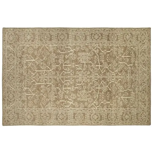 Everest Rug - Khaki/Ivory - Beige - Beige