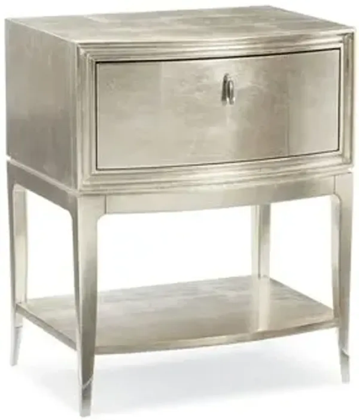 Aviana Nightstand - Silver Leaf