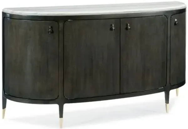 Westley Marble Top Sideboard - Midnight - Black