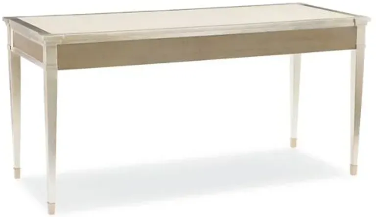 Orson Desk - Smoke - Silver