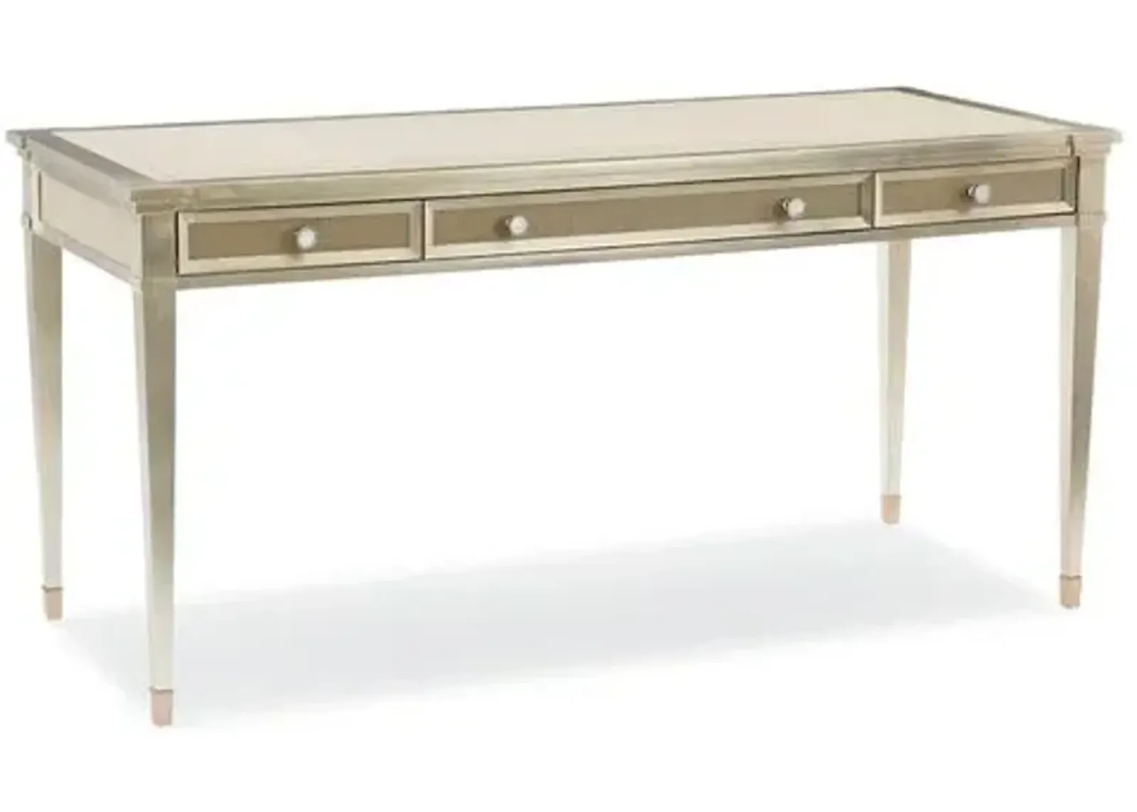 Orson Desk - Smoke - Silver