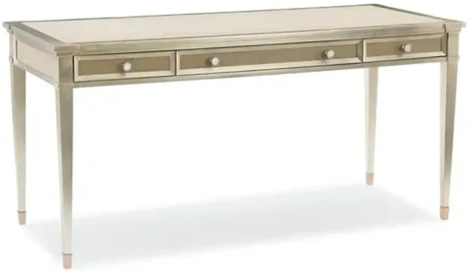 Orson Desk - Smoke - Silver