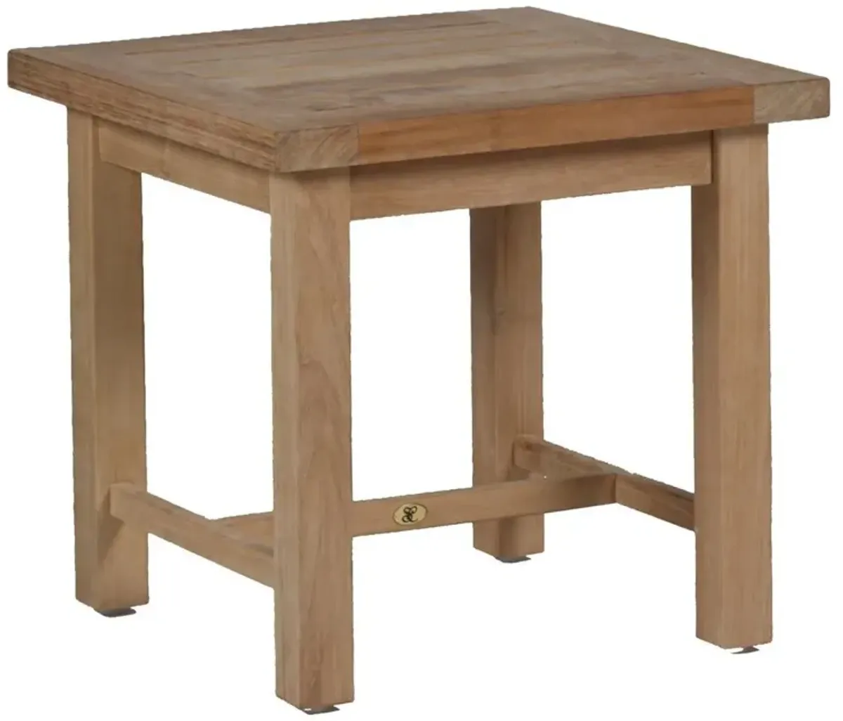 Club Outdoor Teak Side Table, Natural