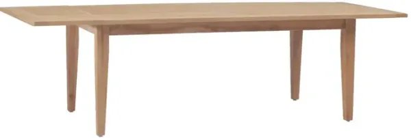 Club Teak Extension Dining Table, Natural