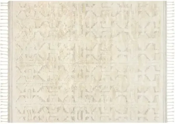 Palmyra Rug - Ivory - White - White