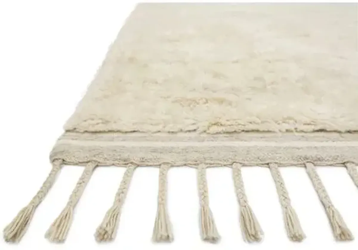 Palmyra Rug - Ivory - White - White
