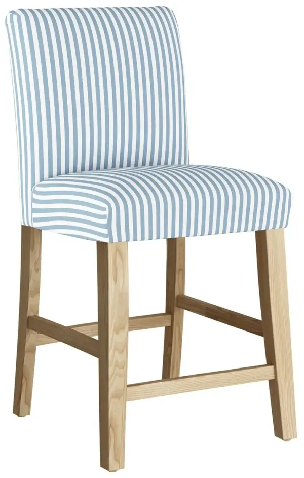 Shannon Counter Stool - Pinstripe - Handcrafted