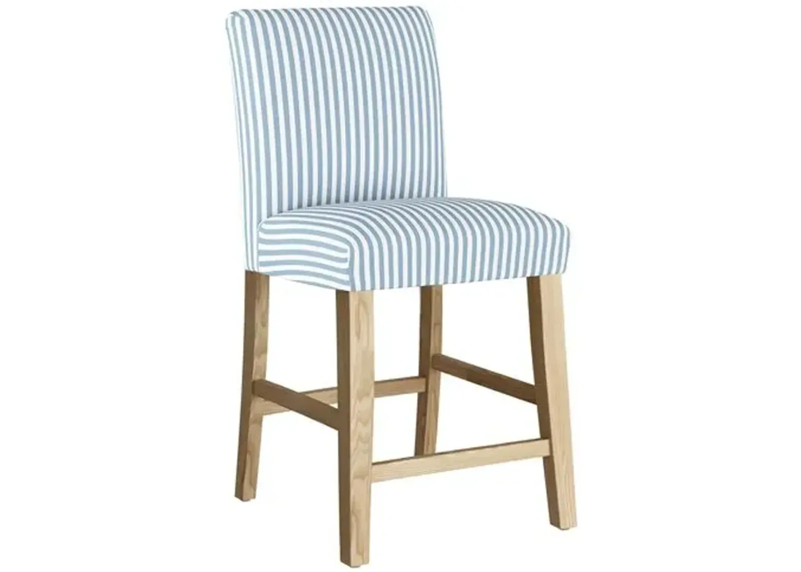 Shannon Counter Stool - Pinstripe - Handcrafted