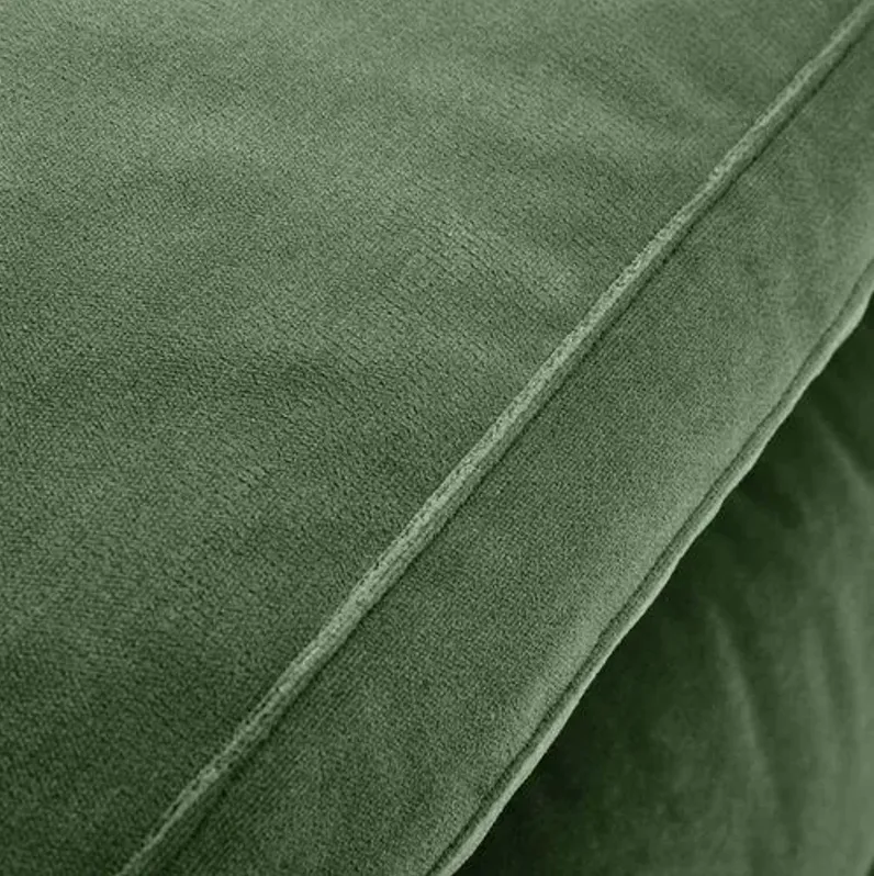 Elmore Velvet Daybed - Handcrafted - Green - Comfortable, Sturdy