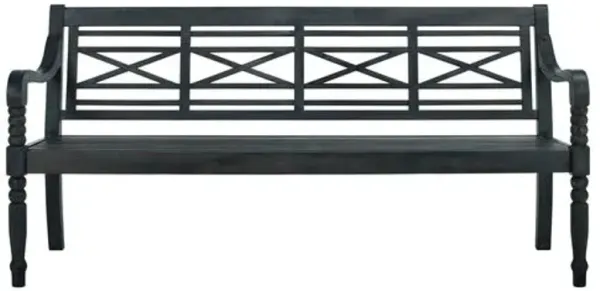 Karla Outdoor Bench - Black