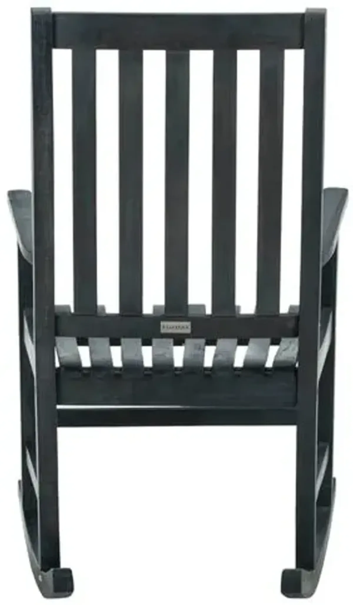 Barstow Outdoor Rocking Chair - Dark Slate Gray - Black