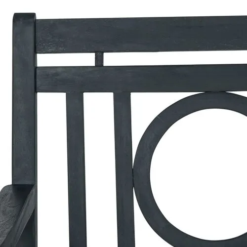 Praia Outdoor Bench - Dark Slate Gray - Ivory