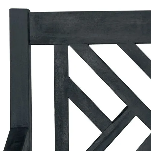 Bradbury Outdoor Bench - Dark Slate Gray - Ivory