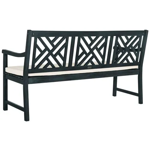 Bradbury Outdoor Bench - Dark Slate Gray - Ivory