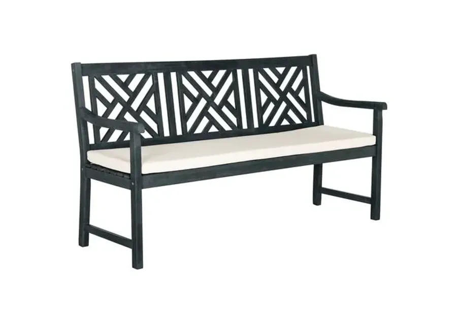 Bradbury Outdoor Bench - Dark Slate Gray - Ivory