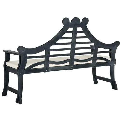 Pagoda Outdoor Bench - Dark Slate Gray