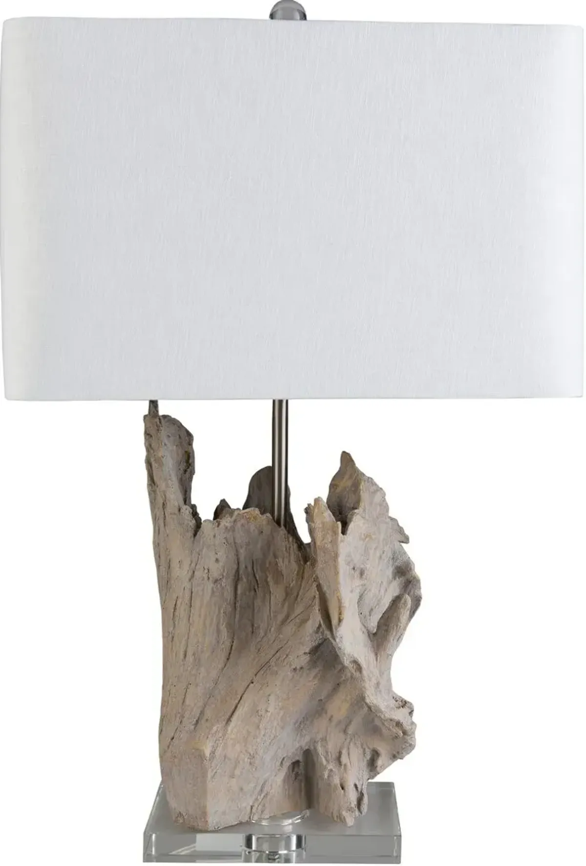 Ramsey Driftwood Table Lamp - Pale Brown