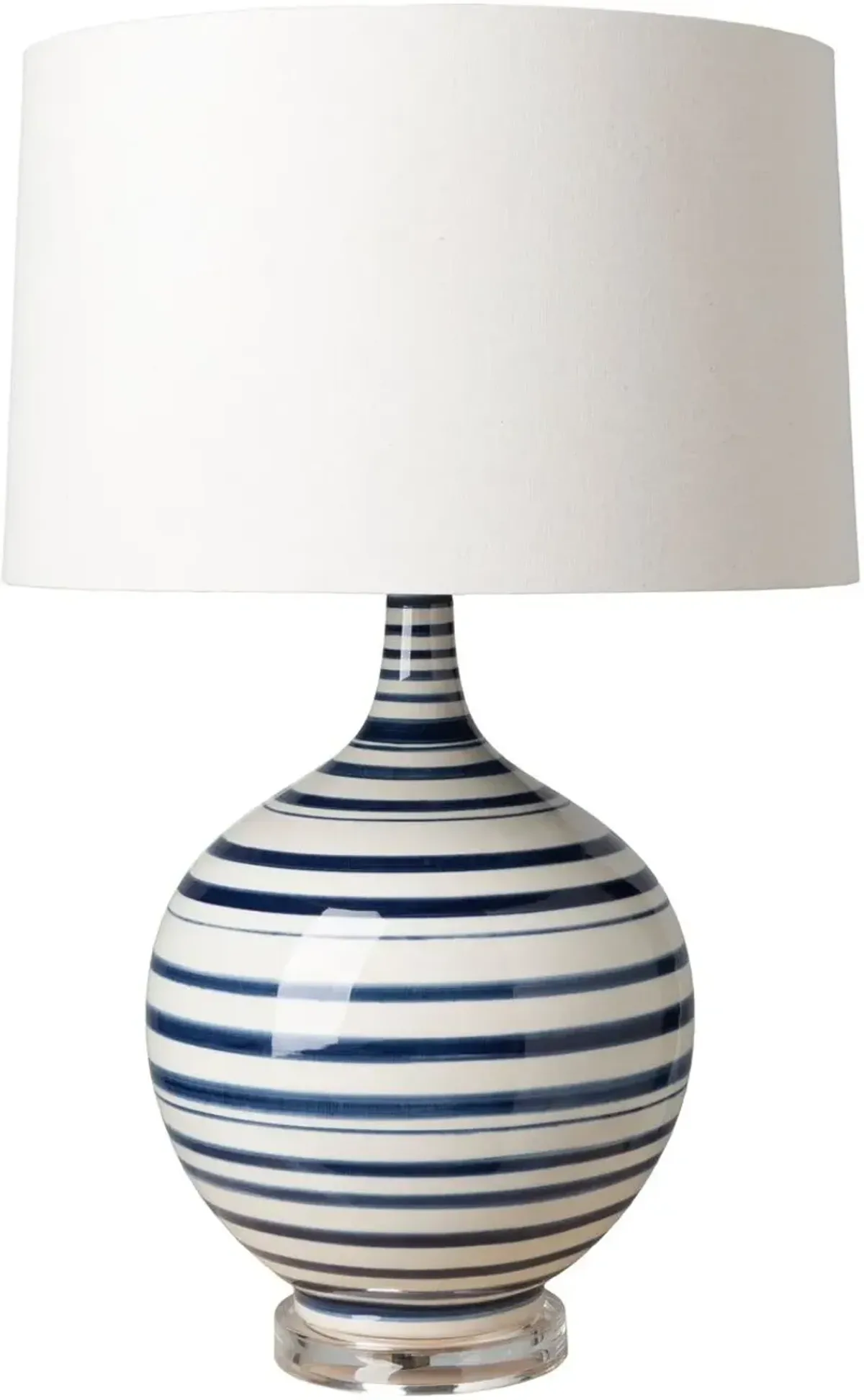 Delano Table Lamp - Blue/White