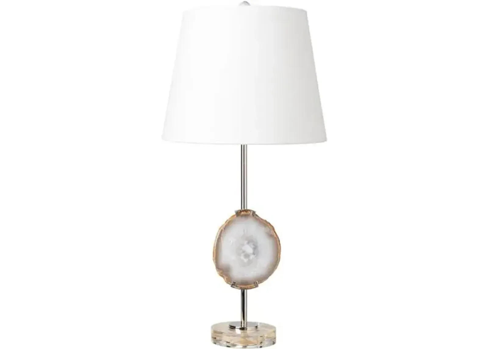 Daya Crystal Table Lamp - Natural Quartz