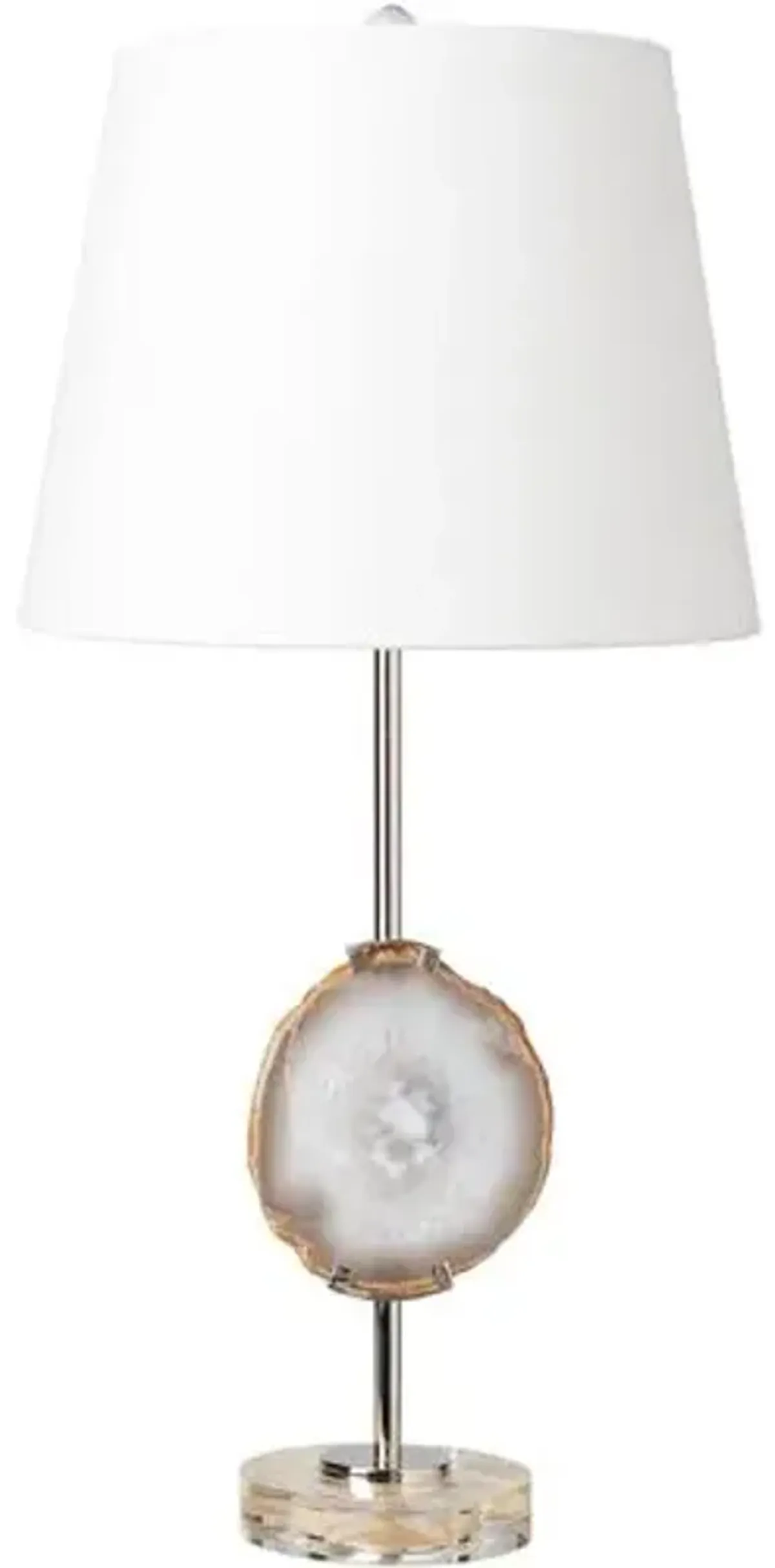 Daya Crystal Table Lamp - Natural Quartz