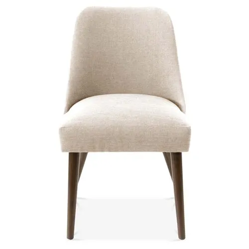 Barron Side Chair - Handcrafted - Beige