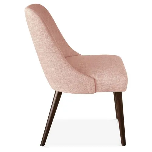 Barron Side Chair - Handcrafted - Pink