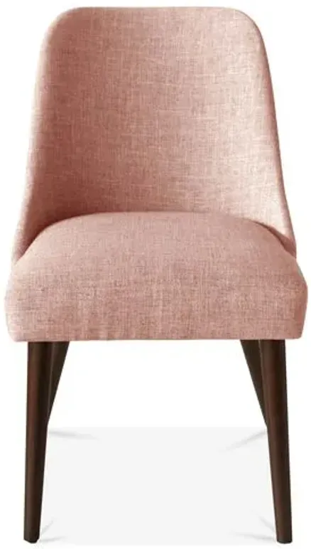 Barron Side Chair - Handcrafted - Pink