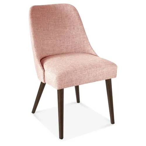 Barron Side Chair - Handcrafted - Pink