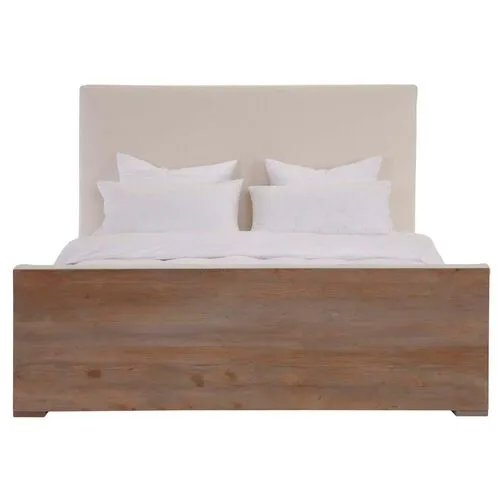 Kinney Bed - Ivory Linen - Community