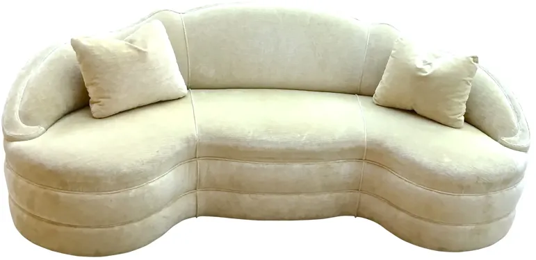 Art Deco Upholstered Sofa - Vermilion Designs