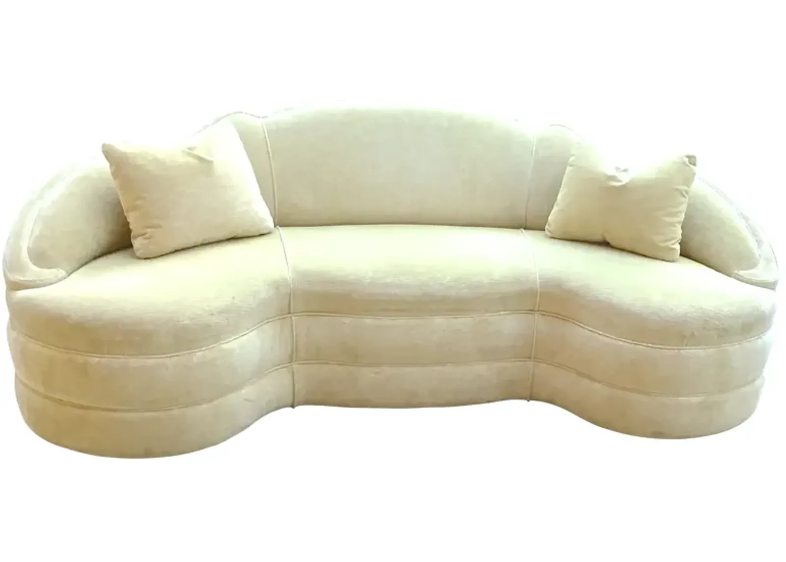 Art Deco Upholstered Sofa - Vermilion Designs