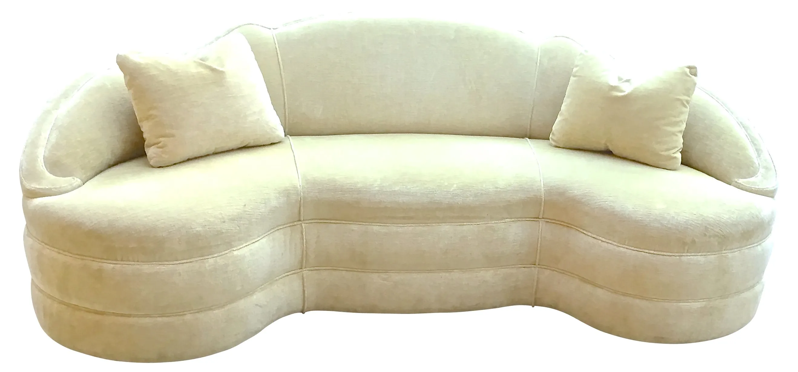 Art Deco Upholstered Sofa - Vermilion Designs