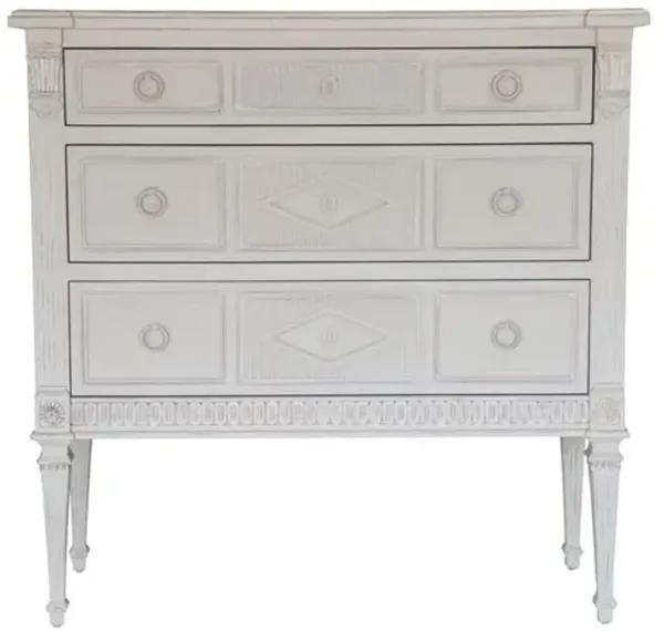 Aria 3-Drawer Dresser - Gray - Ave Home