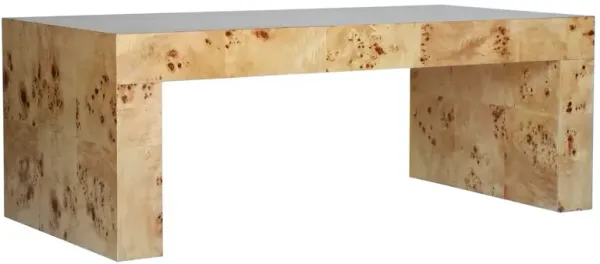 Chloe Coffee Table, Natural Burl