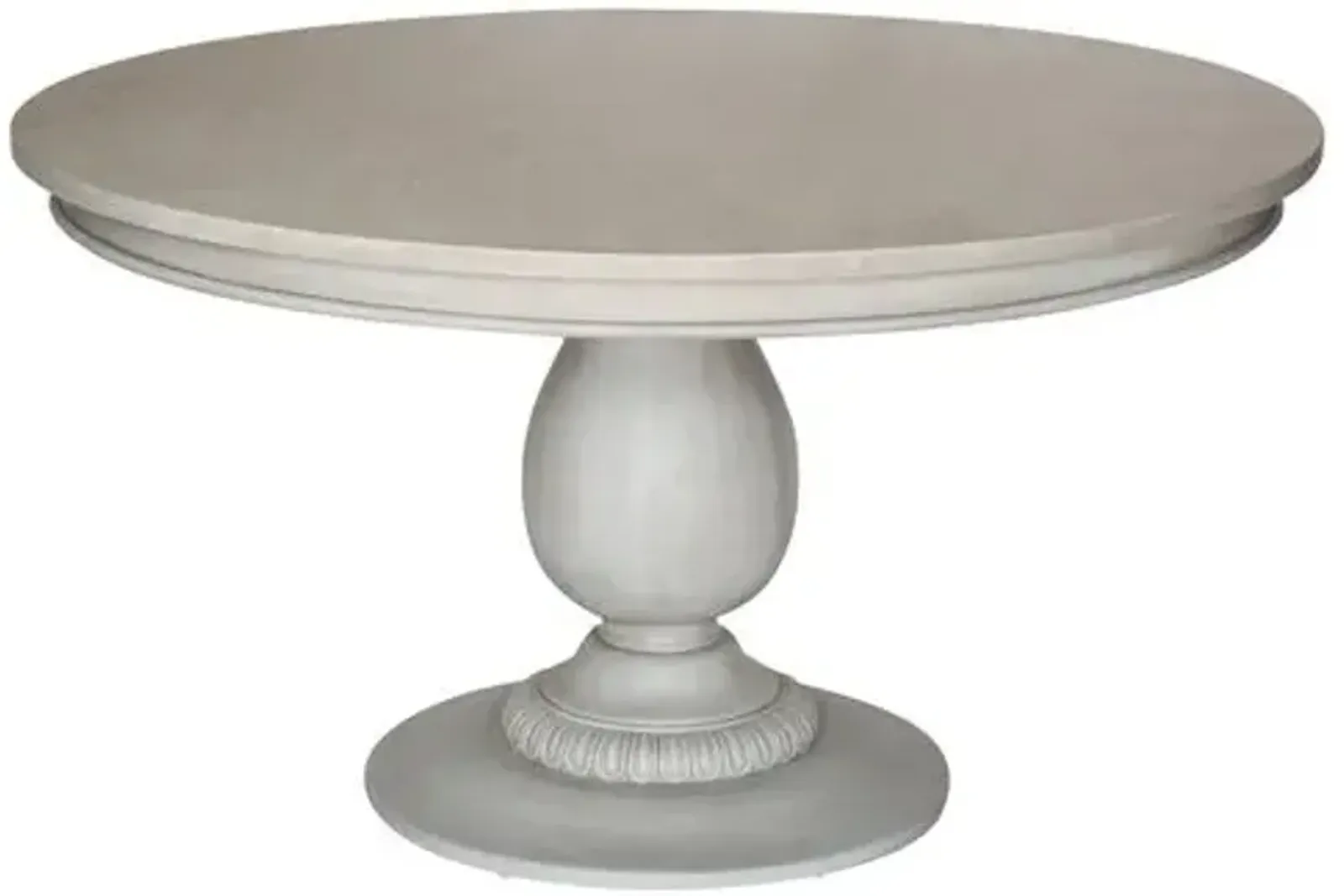 Charlotte Round Dining Table - Aged French Gray - Ave Home