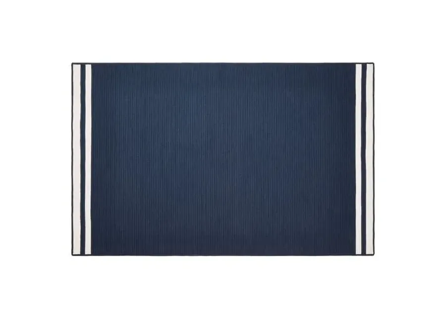 Northport Outdoor Rug - Navy/White - Blue - Blue