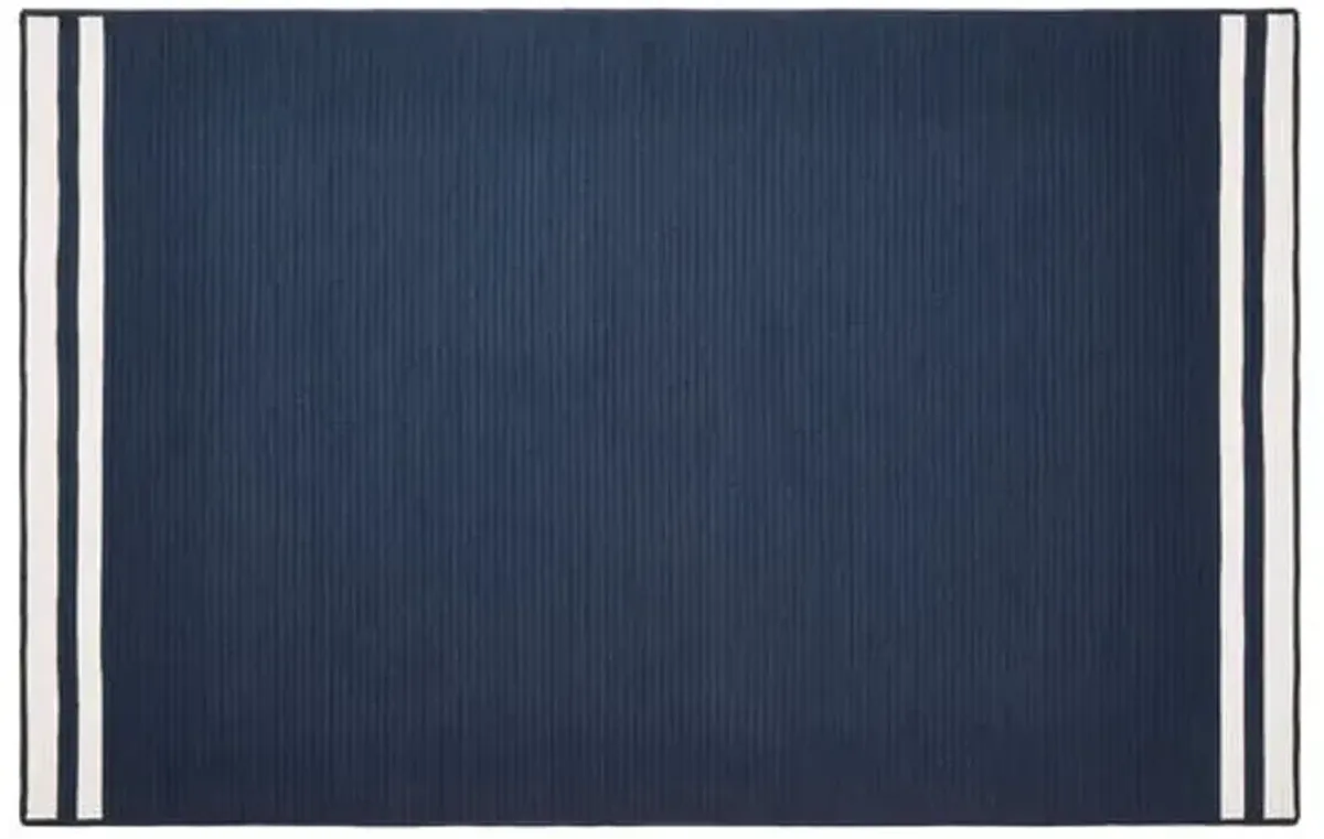 Northport Outdoor Rug - Navy/White - Blue - Blue