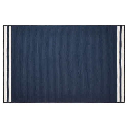 Northport Outdoor Rug - Navy/White - Blue - Blue