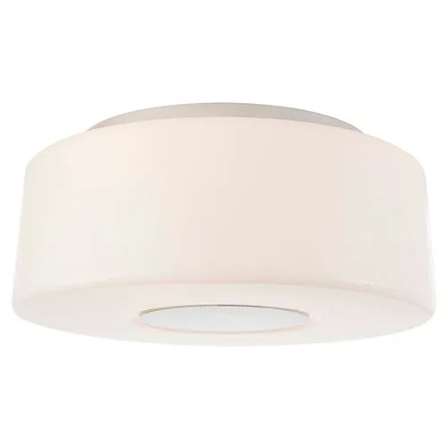 Visual Comfort - Acme Flush Mount - Polished Nickel - Silver