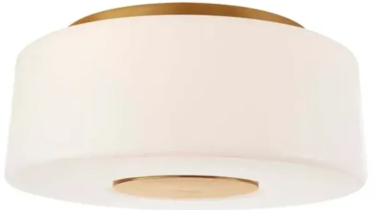 Visual Comfort - Acme Flush Mount - Soft Brass - Gold