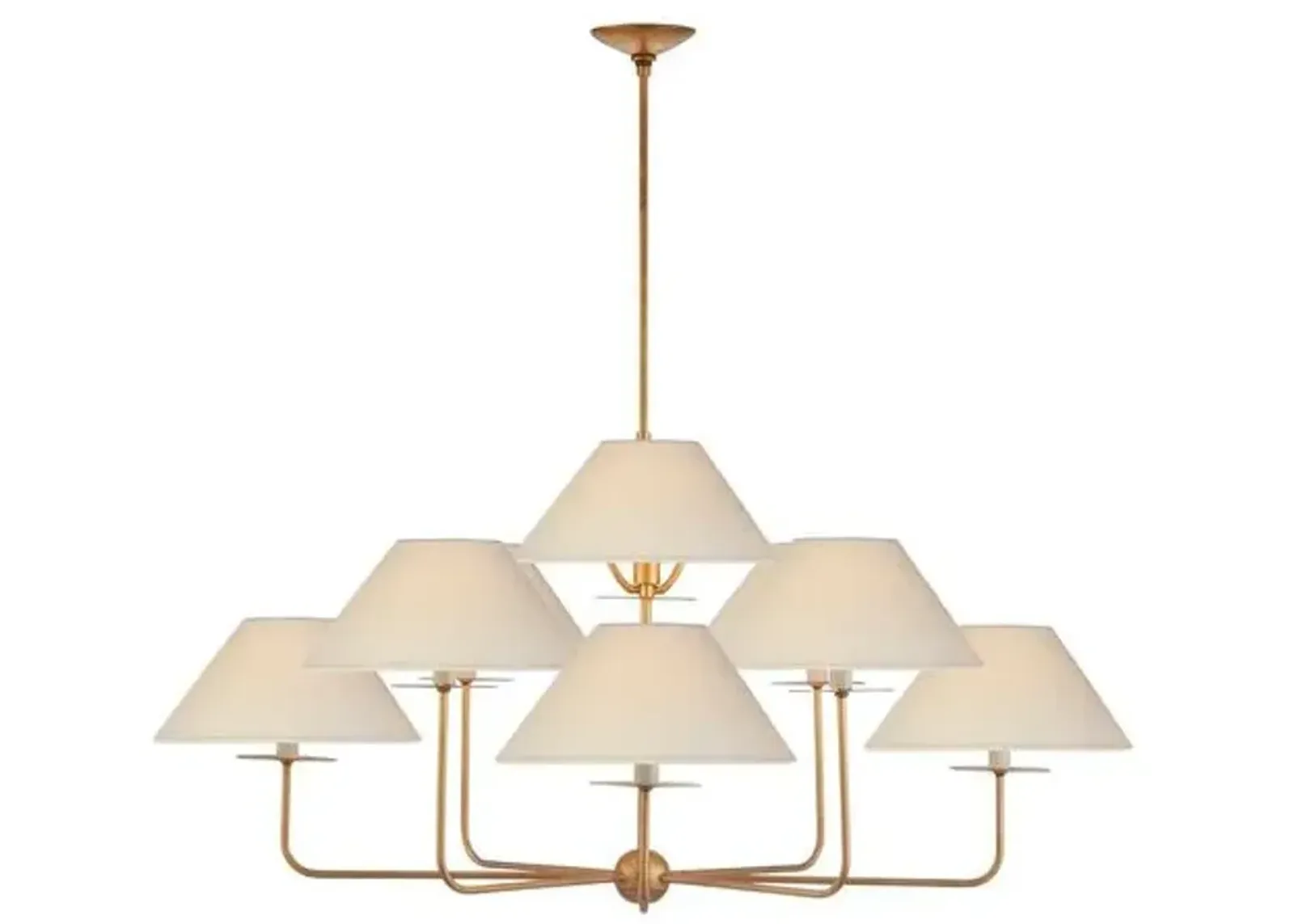 Visual Comfort - Kelley Chandelier - Gilded Iron - Gold