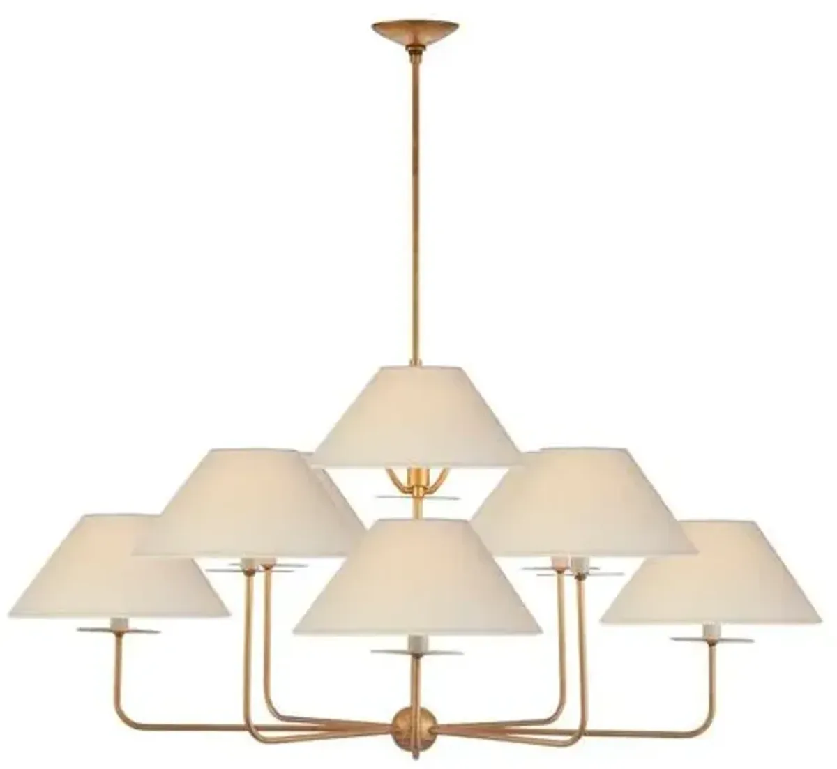 Visual Comfort - Kelley Chandelier - Gilded Iron - Gold