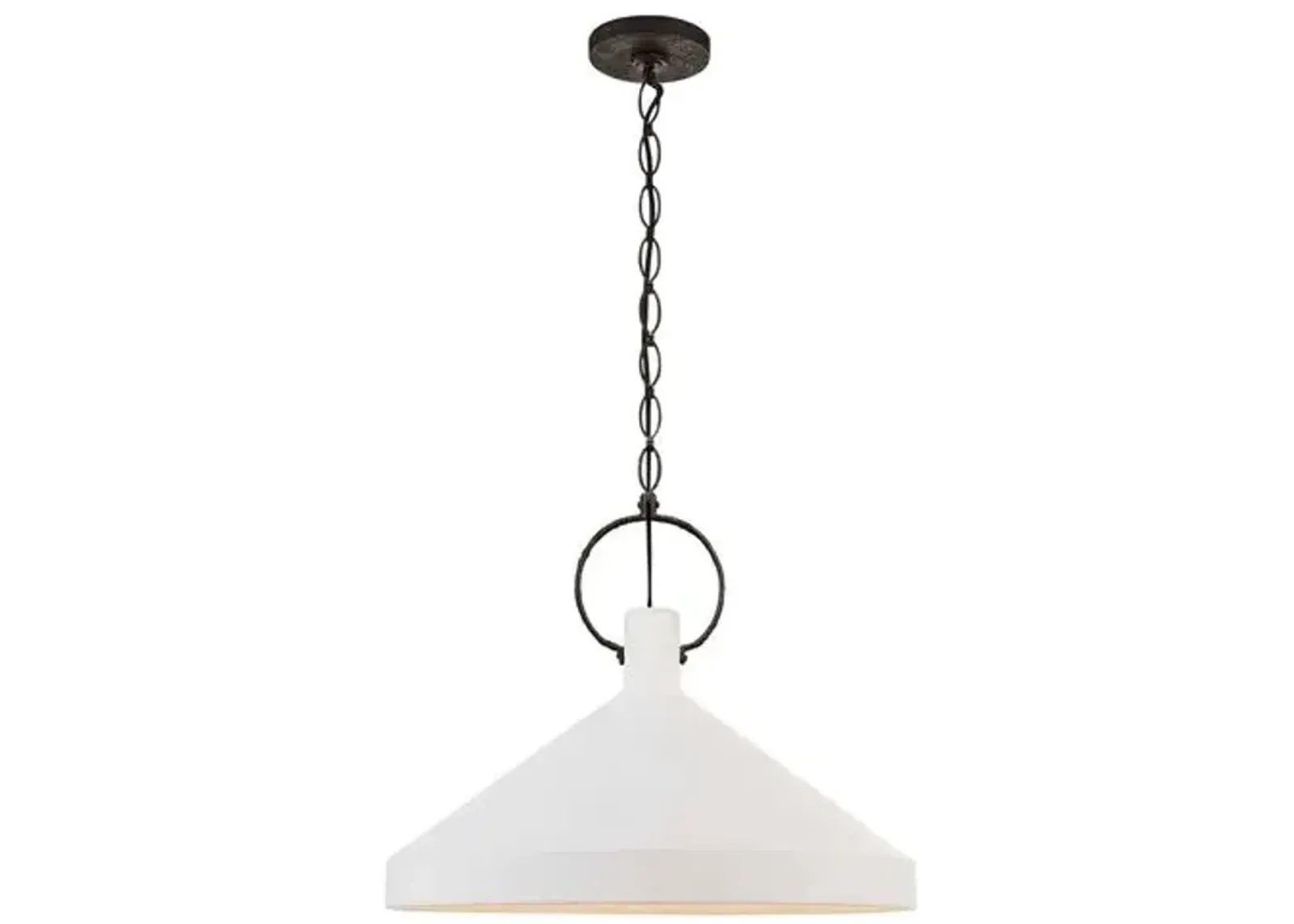 Visual Comfort - Grande Pendant - Plaster White