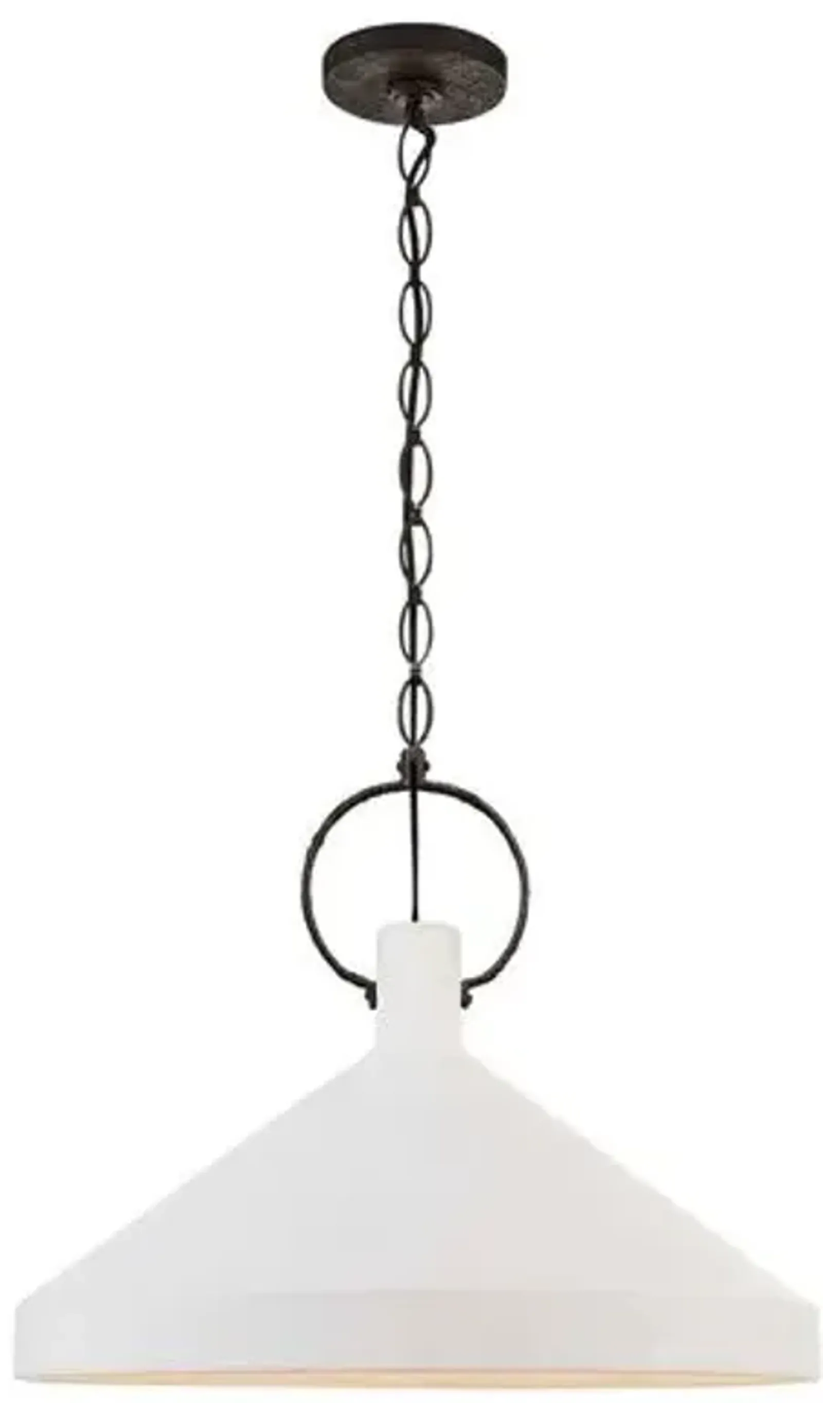 Visual Comfort - Grande Pendant - Plaster White