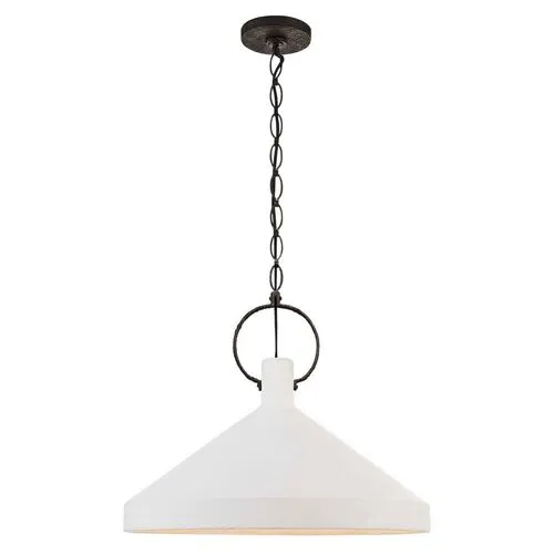 Visual Comfort - Grande Pendant - Plaster White