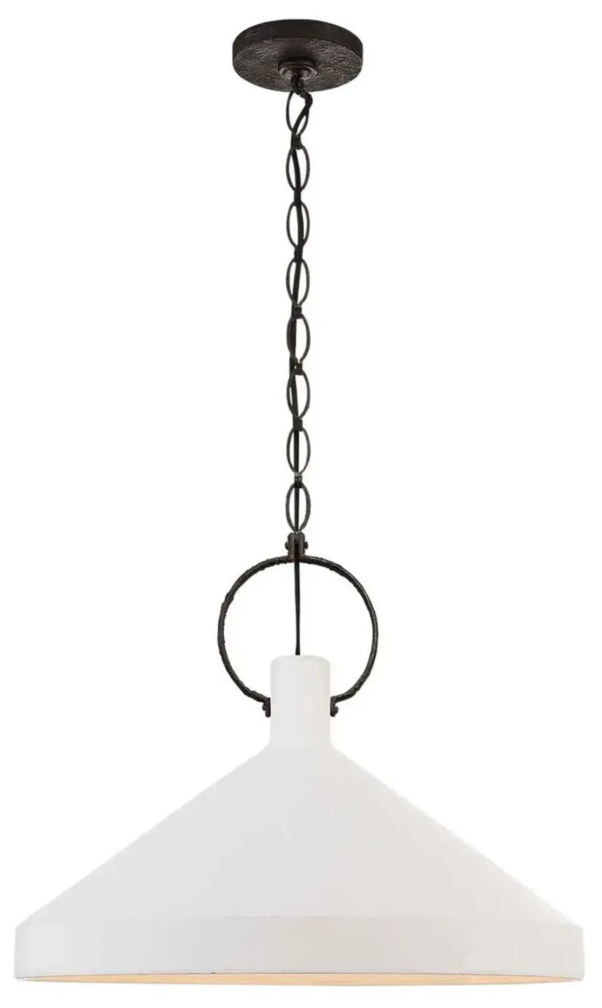 Visual Comfort - Grande Pendant - Plaster White