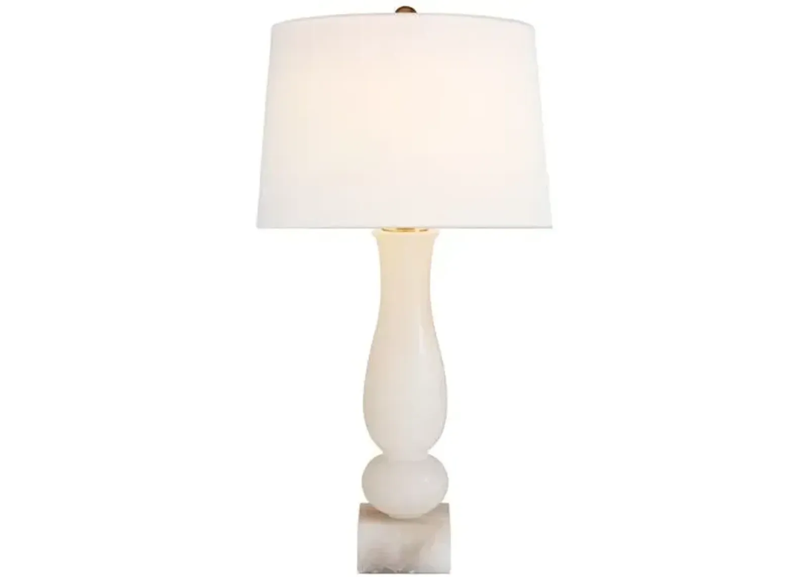 Visual Comfort - Balustrade Contemporary Table Lamp - Alabaster