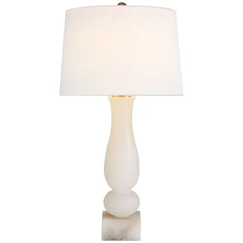 Visual Comfort - Balustrade Contemporary Table Lamp - Alabaster
